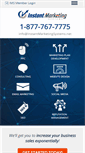 Mobile Screenshot of instantmarketingsystems.net